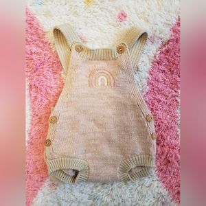 Wild Wawa Rainbow Knit Romper